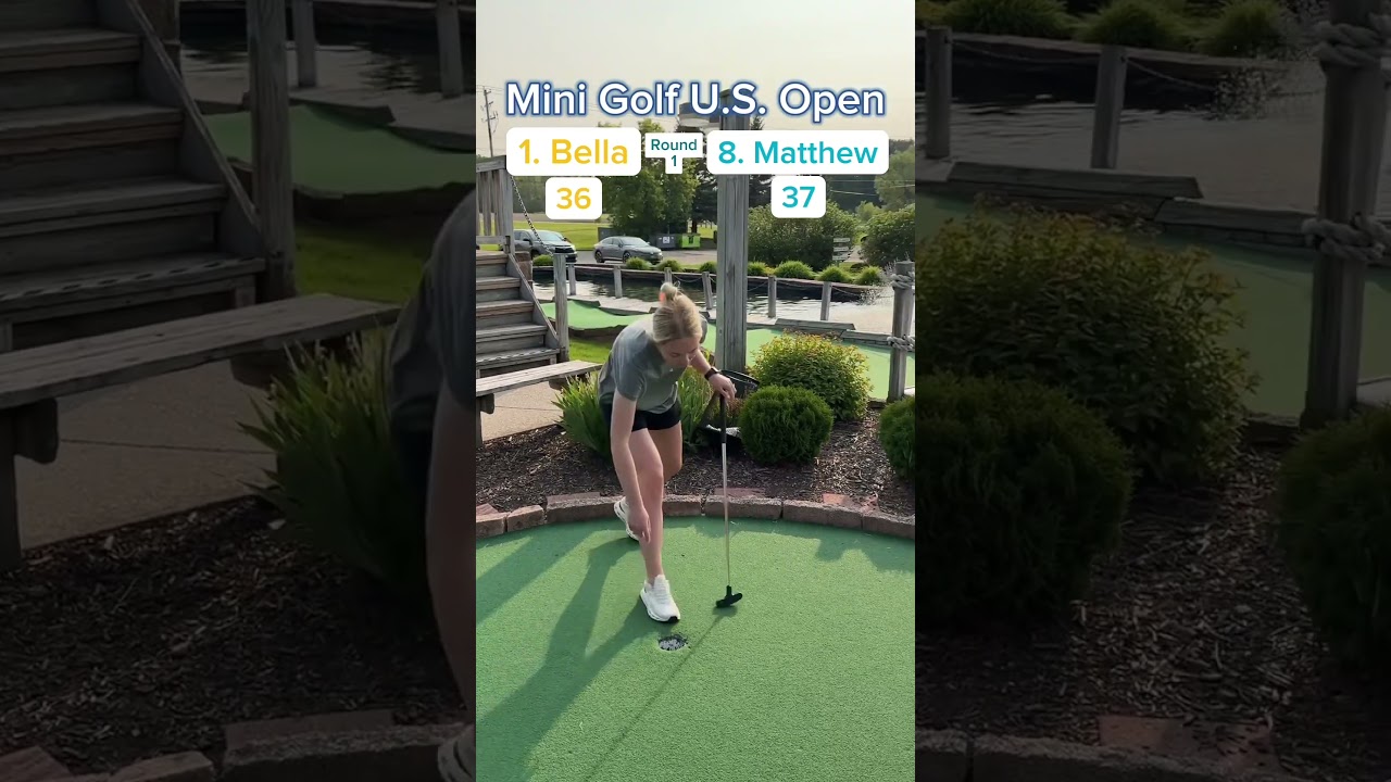 2025 Mini Golf U.S. Open Round 1 1. Bella vs 8. Matthew (Holes 15-16) #golf #minigolf #usopen #viral 2025 Mini Golf U.S. Open Round 1 1. Bella vs 8. Matthew (Holes 15-16) #golf #minigolf #usopen #viral