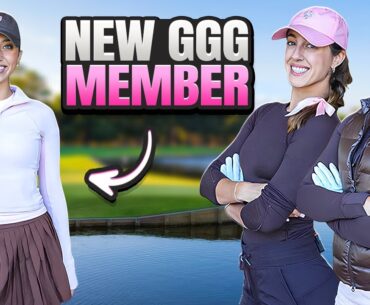 We Signed a NEW Golf Girl Games Member! Meet Phoebe + Pickleball Golf Match