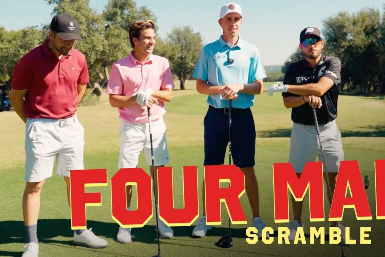 Four Man Scramble with David Puig, Abraham Ancer and Riqui Puig