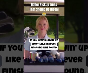 Can’t Focus With Her Around 😂 #shorts #golffunny