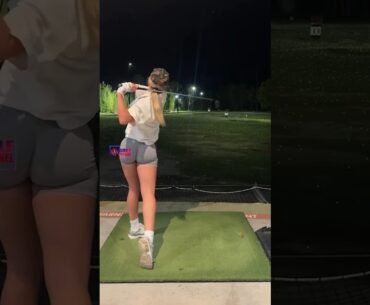 Amazing Golf Swing you need to see | Golf Girl awesome swing | Golf shorts | Melissa Keller