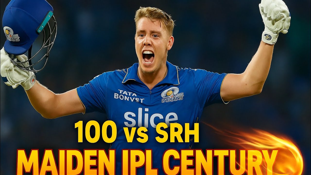 Cameron Green SMASHES Maiden IPL Hundred at Wankhede! #trending #viralvideo Cameron Green SMASHES Maiden IPL Hundred at Wankhede! #trending #viralvideo