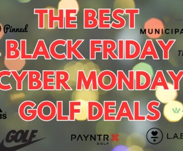 THE BEST BLACK FRIDAY GOLF DEALS // LAB GOLF DISCOUNT / VESSEL BAGS // GHOST GOLF AND MORE