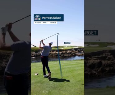 Jackson Koivun and Tommy Morrison take on 14, 15, and 16 at Cypress Point 🌊