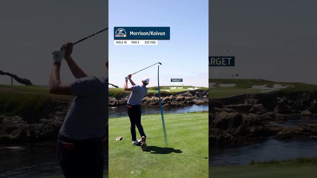 Jackson Koivun and Tommy Morrison take on 14, 15, and 16 at Cypress Point 🌊 Jackson Koivun and Tommy Morrison take on 14, 15, and 16 at Cypress Point 🌊