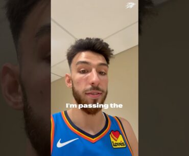 Passing the phone around at Media Day 😅 | #OKCThunder #NBA #Shorts