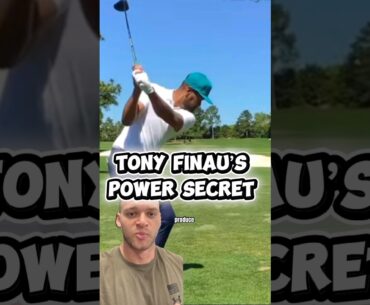 Tony Finau’s POWER secret #golf #golfswingtips #golftips