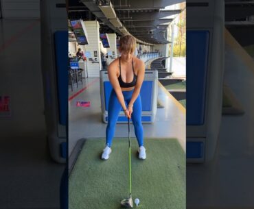 Amazing Golf Swing you need to see | Golf Girl awesome swing | Golf shorts | Hannah Brooks