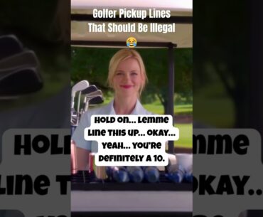 Line It Up… She’s a 10 😂 #shorts #golfhumor