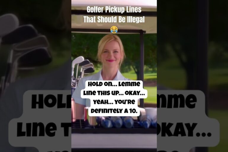 Line It Up… She’s a 10 😂 #shorts #golfhumor