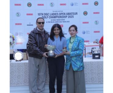 Ojaswini Saraswat clinches title at 15th DGC Ladies Amateur Open Golf Championship 2025
