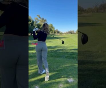 Amazing Golf Swing you need to see | Golf Girl awesome swing | Golf shorts | Jas Grewal