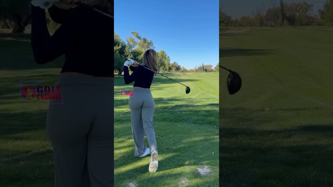 Amazing Golf Swing you need to see | Golf Girl awesome swing | Golf shorts | Jas Grewal Amazing Golf Swing you need to see | Golf Girl awesome swing | Golf shorts | Jas Grewal