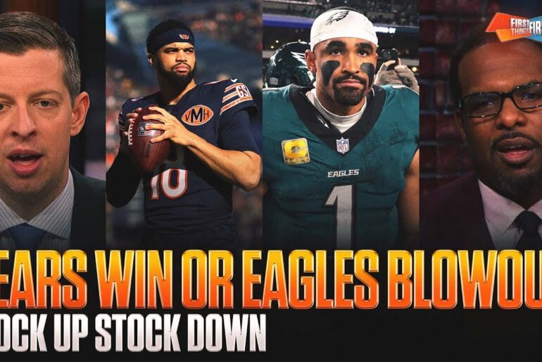 Bears ‘CLEARLY’ will upset Eagles, J-Lo’s stock up, Lamar Jackson’s stock down after loss | FTF