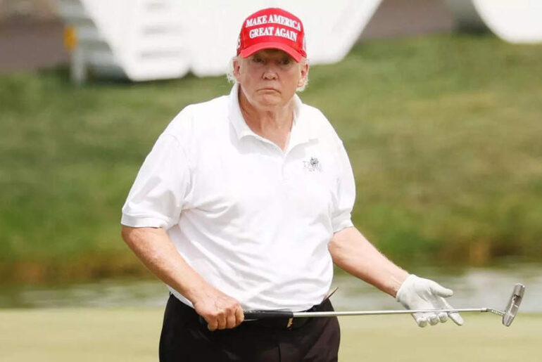 Donald Trump brags about golf achievements after announcing National Guard Sarah Beckstrom’s death in DC shooting | International Sports News