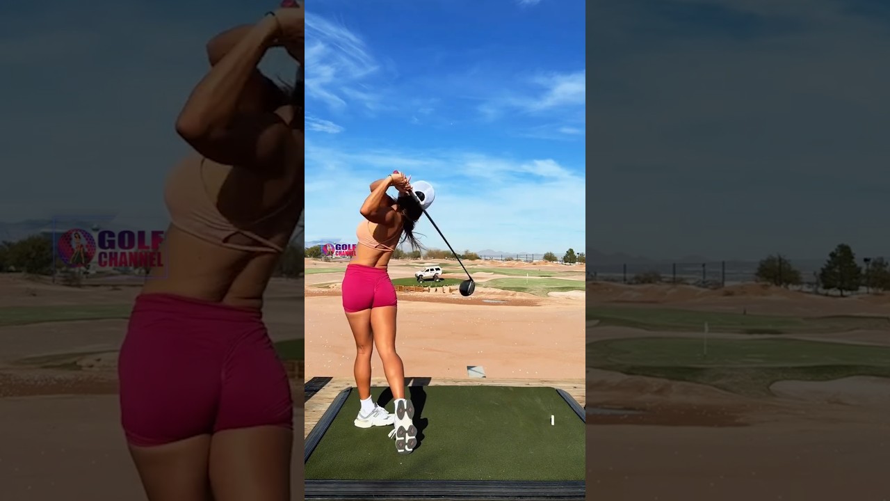 Amazing Golf Swing you need to see | Golf Girl awesome swing | Golf shorts | Michele Uemoto Amazing Golf Swing you need to see | Golf Girl awesome swing | Golf shorts | Michele Uemoto