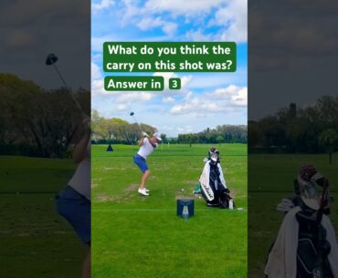 Justin Thomas BOMBS a Drive — Guess the Carry!