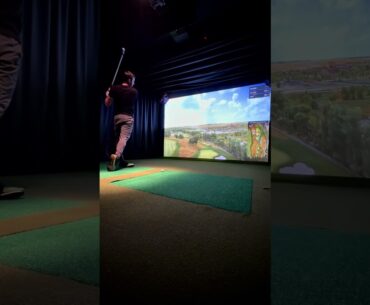 Trackman iO - Marco Simone Golf Club (Ryder Cup Course) #golf #golfsimulator #golfer #golfing