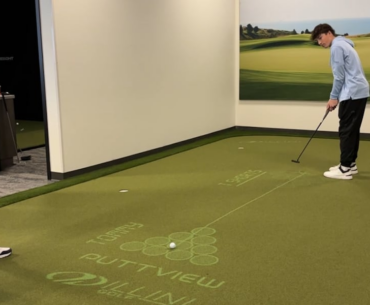 While the weather outside was frightful, golf was on the minds of many