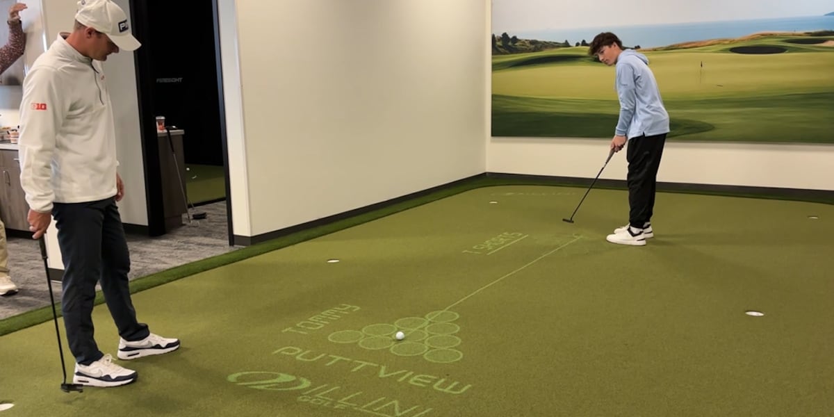 While the weather outside was frightful, golf was on the minds of many While the weather outside was frightful, golf was on the minds of many