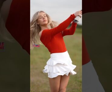 Amazing Golf Swing you need to see | Golf Girl awesome swing | Golf shorts |  Eden Ashley