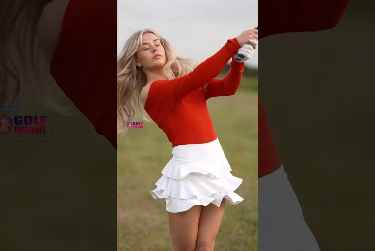 Amazing Golf Swing you need to see | Golf Girl awesome swing | Golf shorts |  Eden Ashley