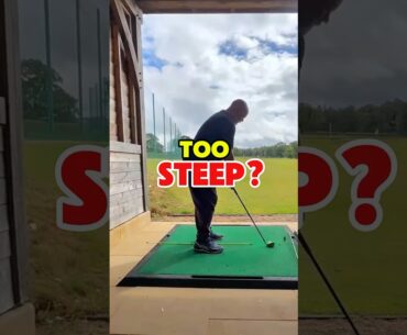 Too Steep? | 7 Iron Swing Analysis – How to Shallow the Golf Swing