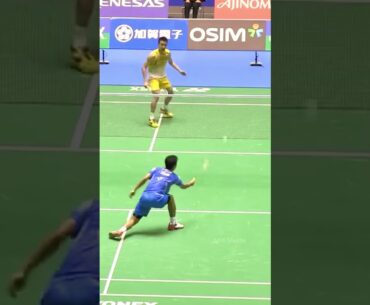 He made Lee Chong Wei smile #shorts #badminton #boonsakponsana #leechongwei