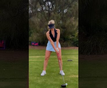 Amazing Golf Swing you need to see | Golf Girl awesome swing | Golf shorts | Shell Cuddihy
