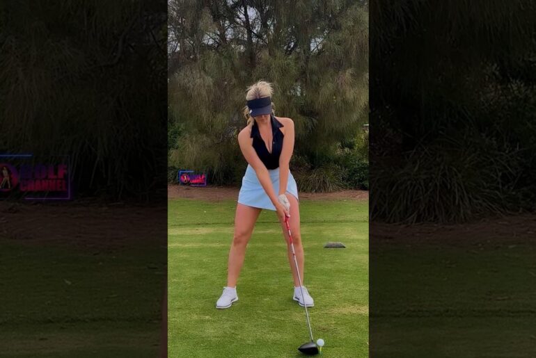 Amazing Golf Swing you need to see | Golf Girl awesome swing | Golf shorts | Shell Cuddihy