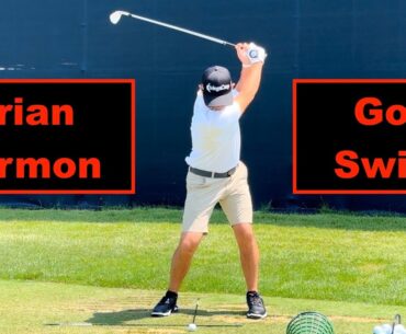 Brian Harmon Face On Golf Swing at the US Open, Oakmont