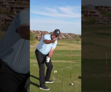 The secret to hitting it straight  #golf