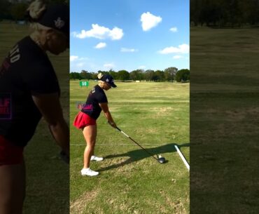 Amazing Golf Swing you need to see | Golf Girl awesome swing | Golf shorts | Thaiz Amezcua