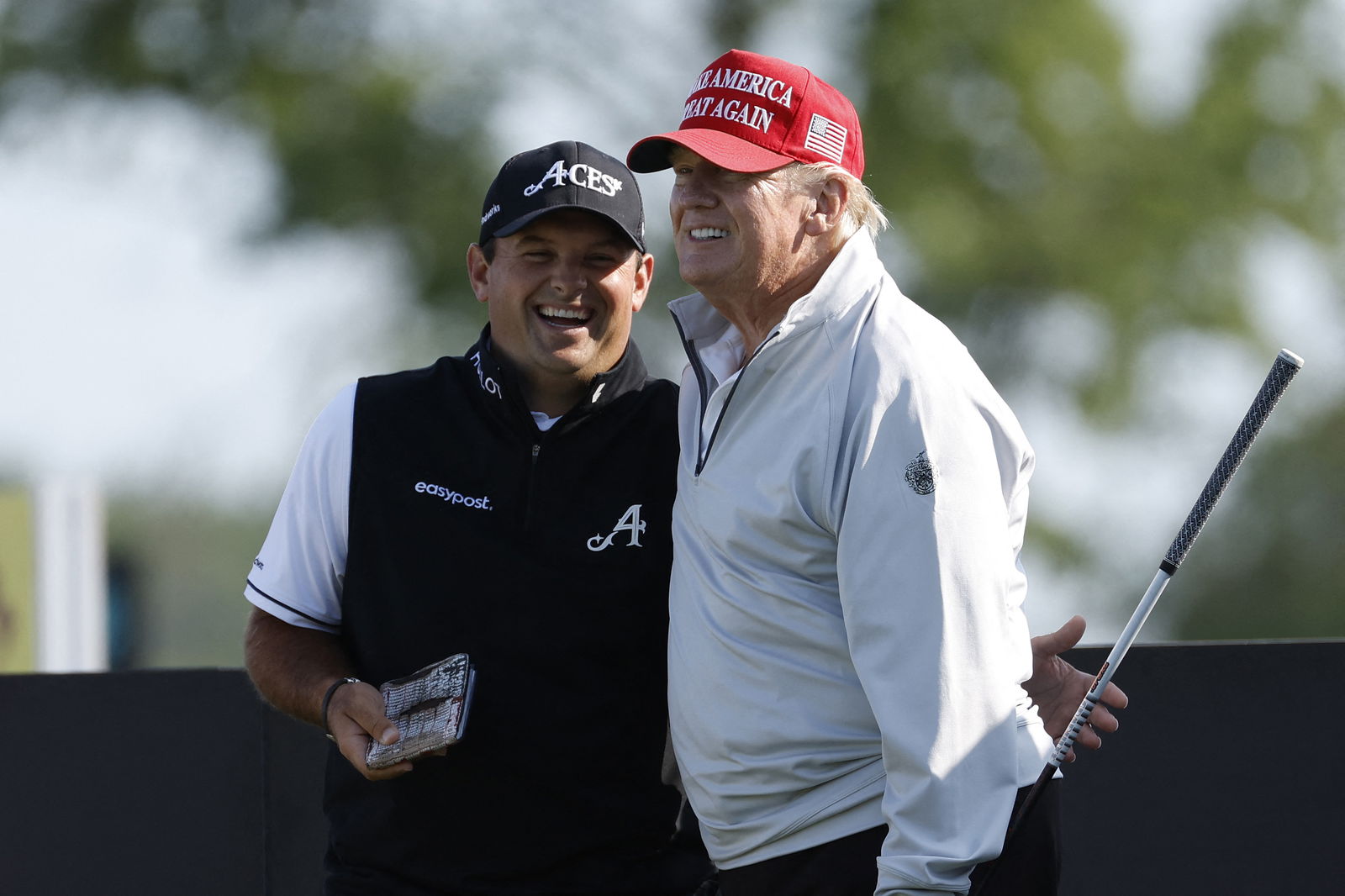 Patrick Reed and Donald Trump