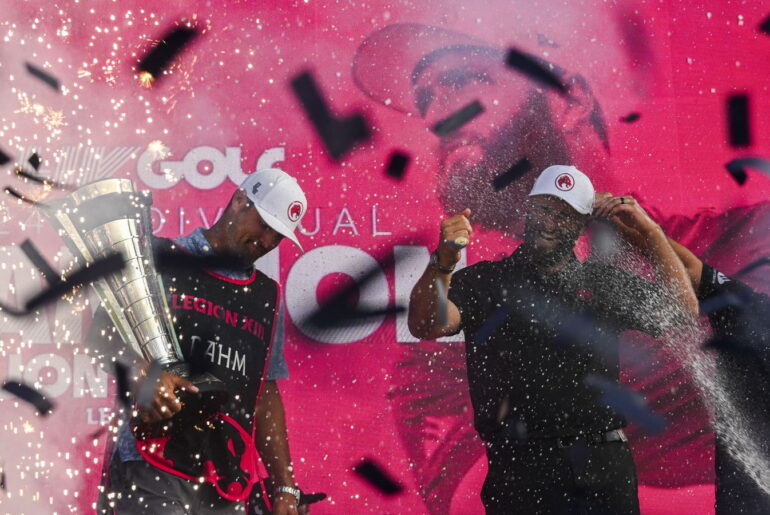 Tom McKibbin plays for Jon Rahm's LIV Golf team