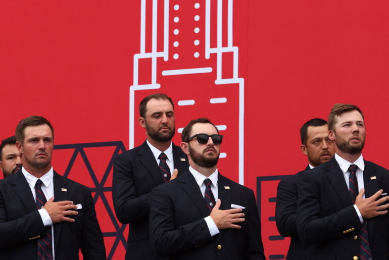 Members of the 2025 US Ryder Cup team