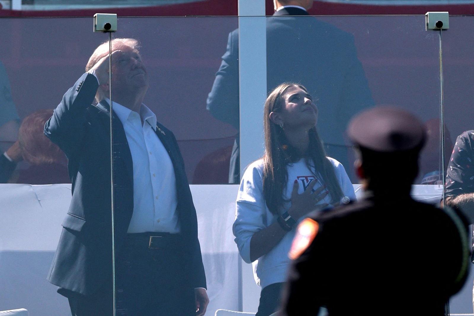 Donald Trump and Kai attended the Ryder Cup