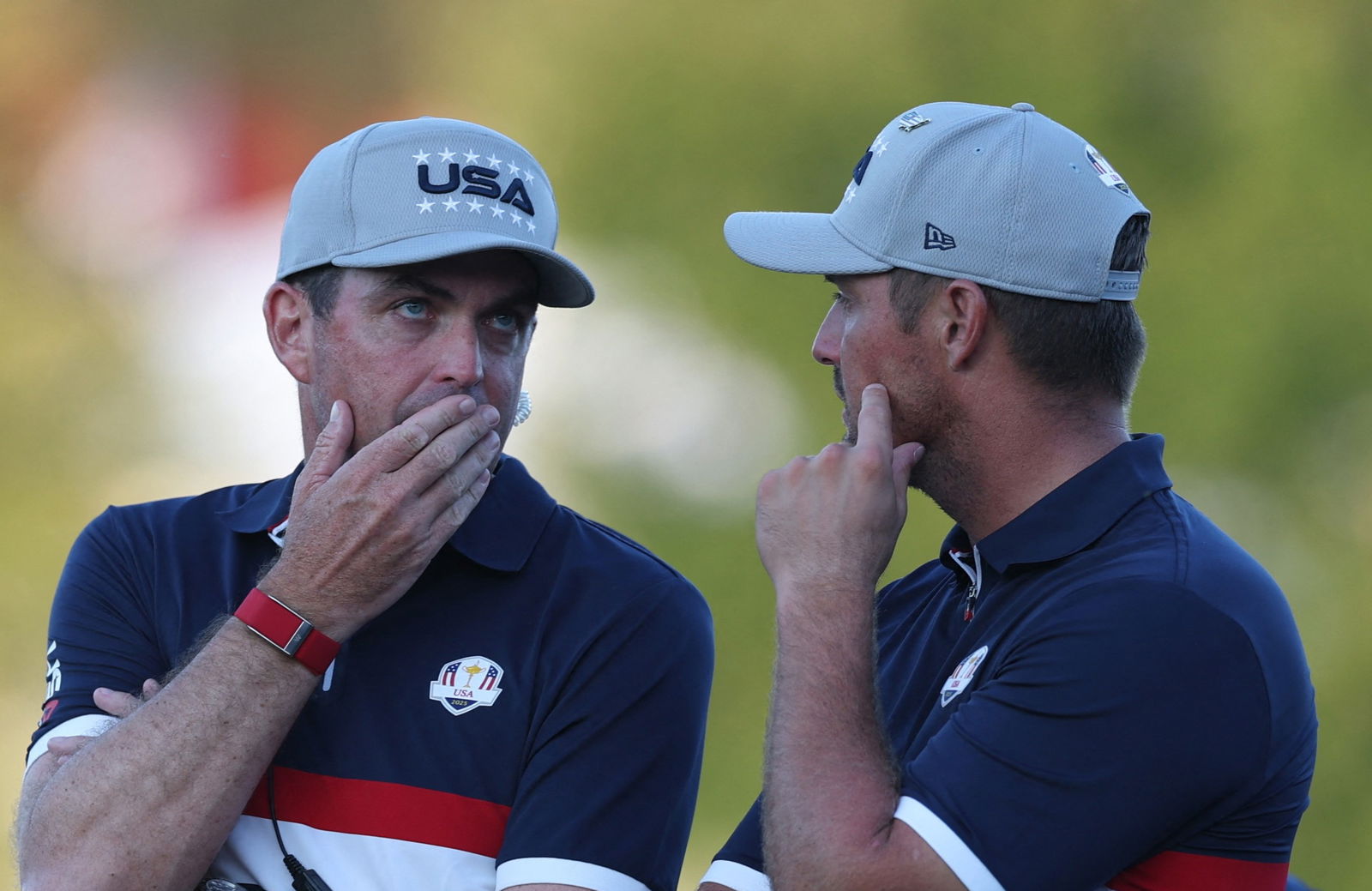Bryson DeChambeau and Keegan Bradley at the 2025 Ryder Cup