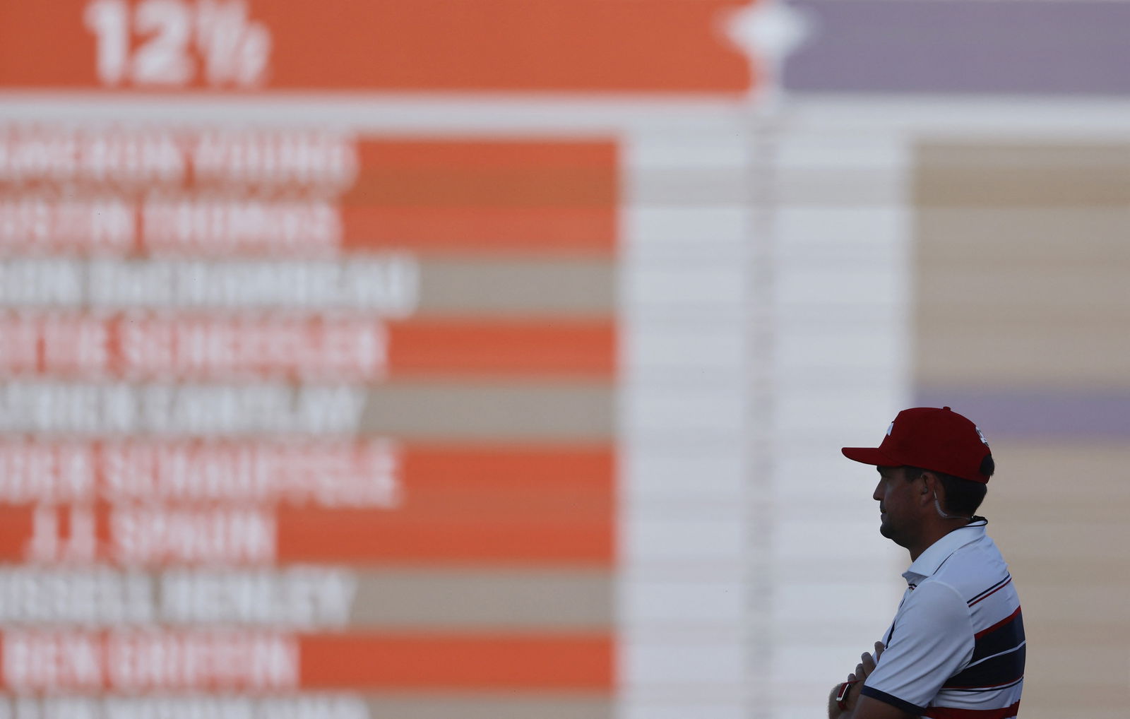 Keegan Bradley at the 2025 Ryder Cup