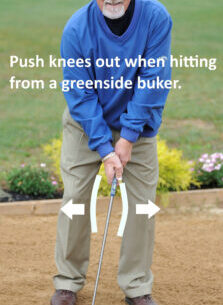 Golf tip of the week: Push the knees out for greenside bunker shots | News, Sports, Jobs