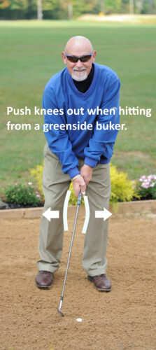 Golf tip of the week: Push the knees out for greenside bunker shots | News, Sports, Jobs