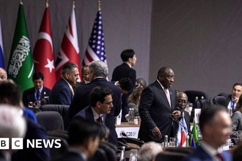 G20 summit boycotted by US closes in South Africa