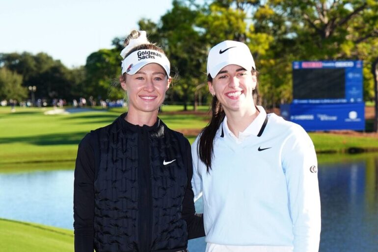 Caitlin Clark shows support for Nelly Korda after engagement - Golf - Sports