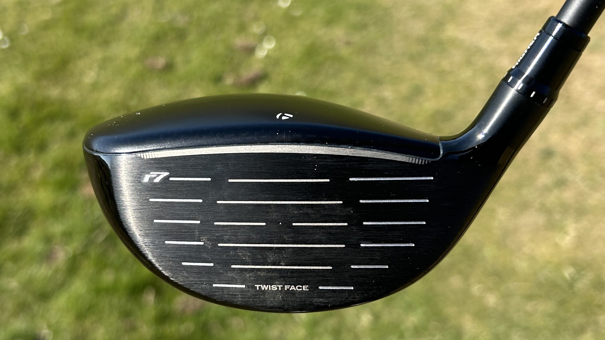 Photo of the TaylorMade R7 Quad Mini Driver face