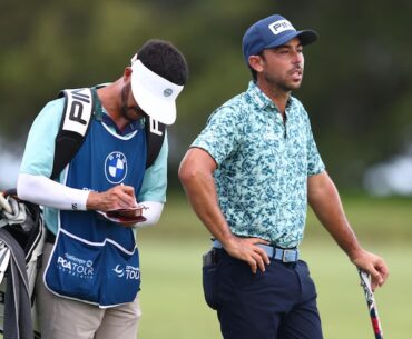 Australian PGA Championships round one cut short by storms, with Spain's Sebastian Garcia in the lead