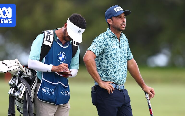 Australian PGA Championships round one cut short by storms, with Spain's Sebastian Garcia in the lead
