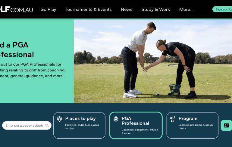 GOLF.com.au: The new digital home for golfers and fans in Australia to launch on October 2