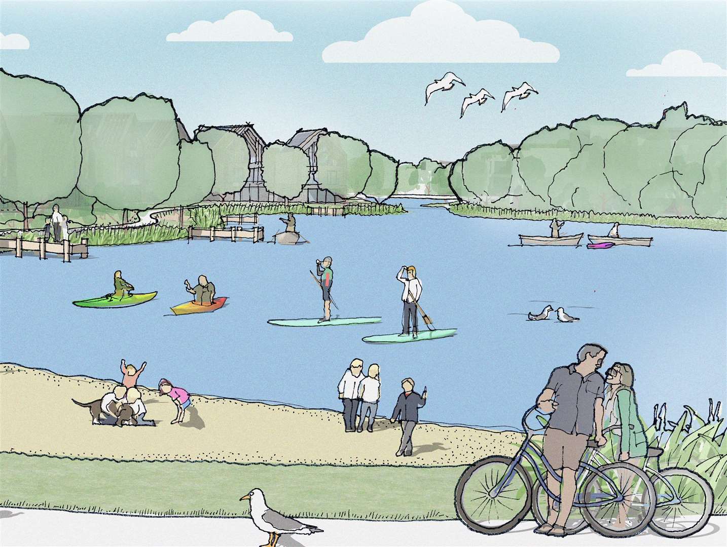 Previous plans to transform Hythe Golf Club into a mini ‘Center Parcs’ were scrapped last year. Picture: GSE