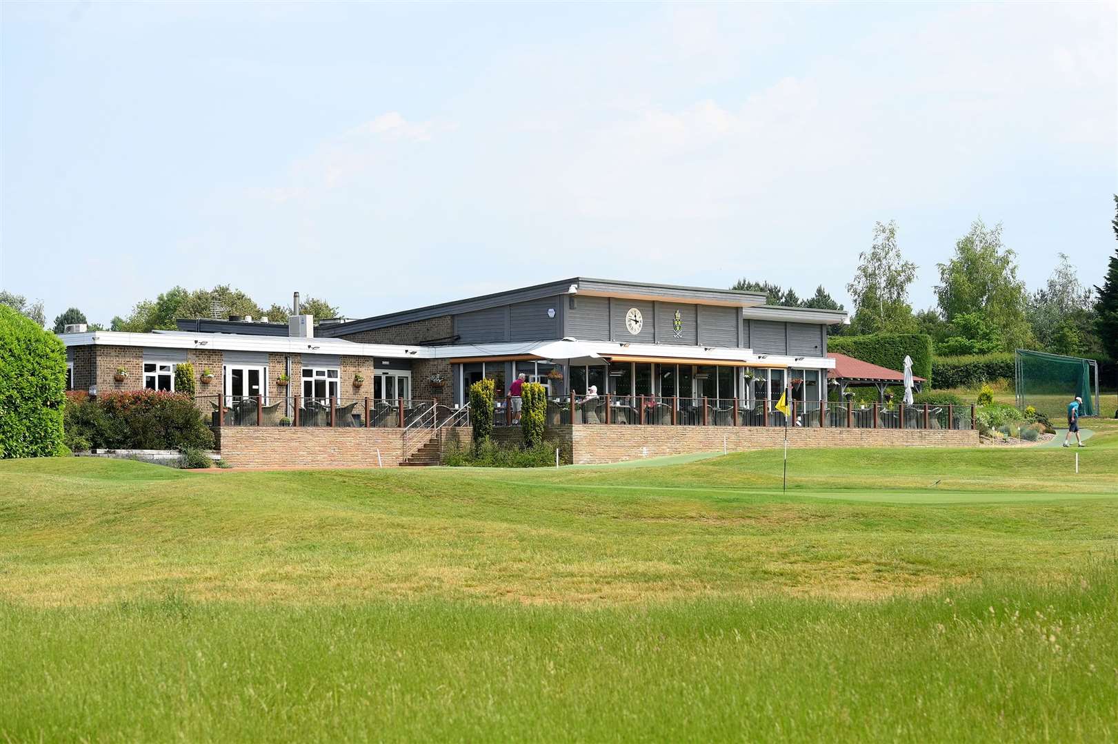Bury St Edmunds Golf Club was granted permission to increase the height of its driving range fencing. Picture: Mecha Morton