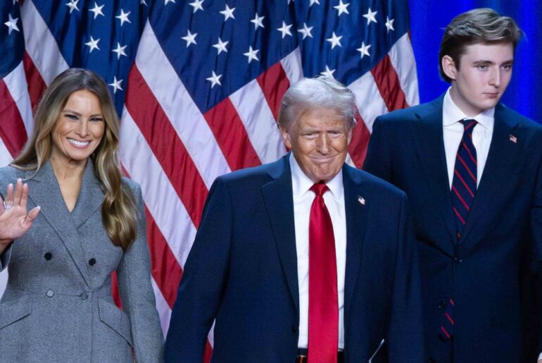 Donald and Melania in Florida for Thanksgiving. List of Trump family